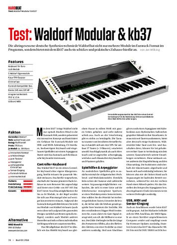 Beat Waldorf Modular & kb37 Beat Waldorf Modular & kb37