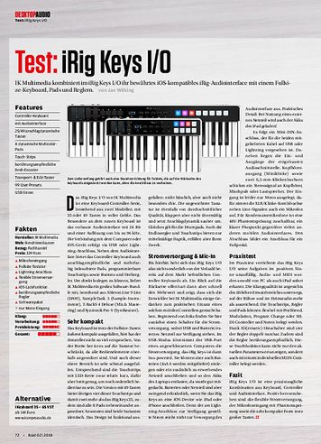 Beat iRig Keys I/O Beat iRig Keys I/O