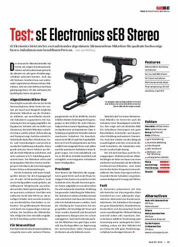 Beat sE Electronics sE8 Stereo Beat sE Electronics sE8 Stereo