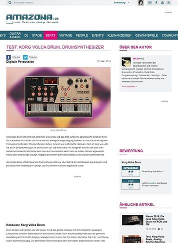 Amazona.de Korg Volca Drum Amazona.de Korg Volca Drum
