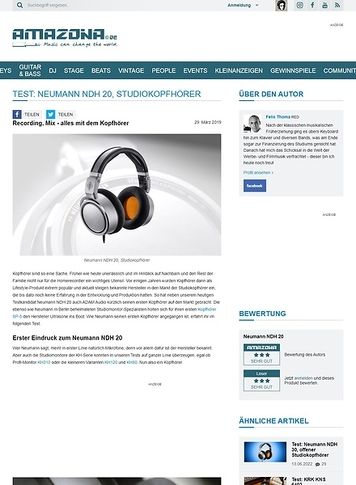 Amazona.de Neumann NDH 20 Amazona.de Neumann NDH 20