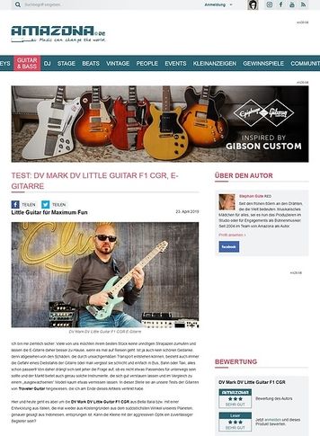 Amazona.de DV Mark DV Little Guitar F1 CGR Amazona.de DV Mark DV Little Guitar F1 CGR