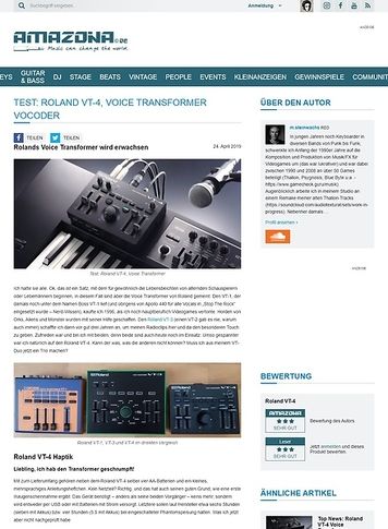 Amazona.de Roland VT-4 Amazona.de Roland VT-4