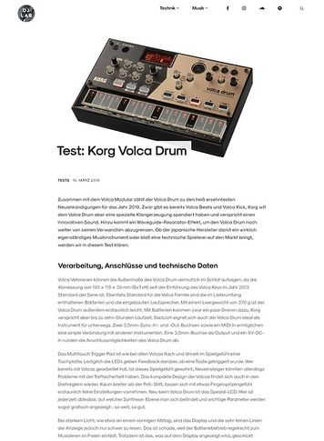 DJLAB Korg Volca Drum DJLAB Korg Volca Drum
