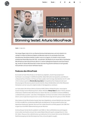 DJLAB Arturia MicroFreak DJLAB Arturia MicroFreak