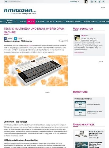 Amazona.de IK Multimedia UNO Drum Machine Amazona.de IK Multimedia UNO Drum Machine