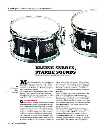 Sticks Gretsch Blackhawk Mighty Mini Snaredrums Sticks Gretsch Blackhawk Mighty Mini Snaredrums