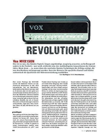 Gitarre & Bass Vox MVX150H Gitarre & Bass Vox MVX150H