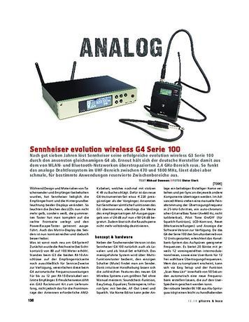 Gitarre & Bass Sennheiser evolution wireless G4 Serie 100 Gitarre & Bass Sennheiser evolution wireless G4 Serie 100
