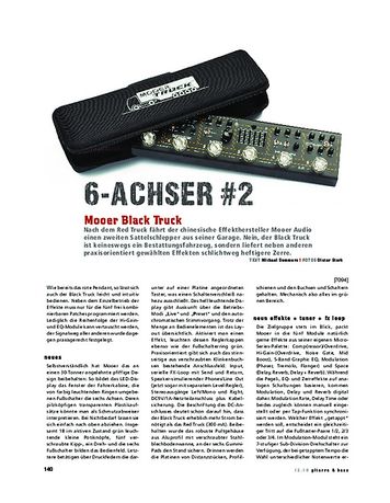 Gitarre & Bass Mooer Black Truck Gitarre & Bass Mooer Black Truck