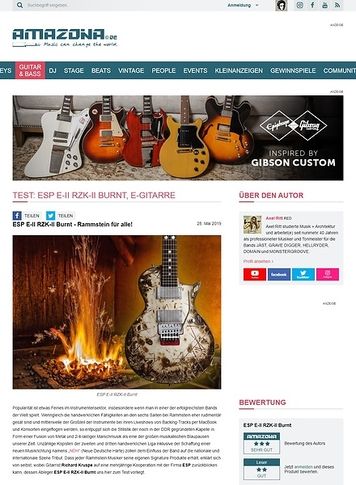Amazona.de ESP E-II RZK-II Burnt Amazona.de ESP E-II RZK-II Burnt