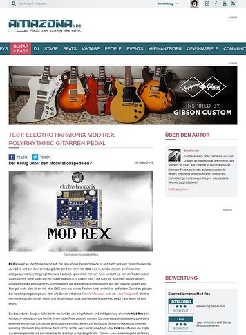 Amazona.de Electro Harmonix Mod Rex Amazona.de Electro Harmonix Mod Rex
