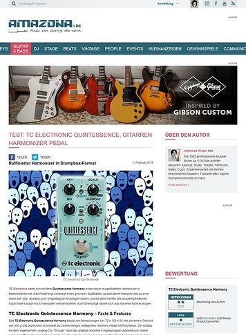 Amazona.de TC Electronic Quintessence Amazona.de TC Electronic Quintessence