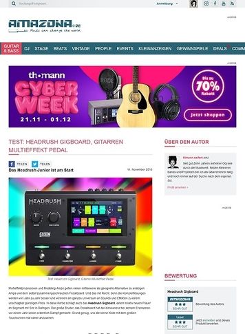 Headrush Gigboard – Thomann Österreich