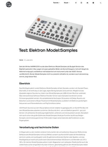 DJLAB Elektron Model:Samples DJLAB Elektron Model:Samples