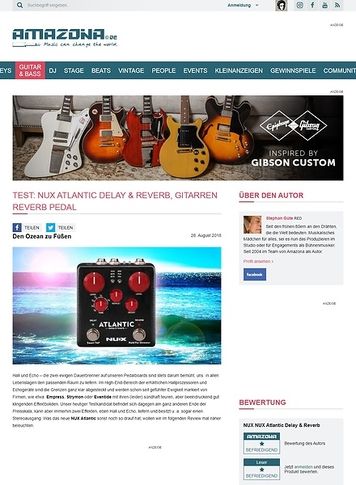 Amazona.de NUX Atlantic Delay & Reverb Amazona.de NUX Atlantic Delay & Reverb