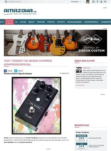 Amazona.de Fender The Bends Amazona.de Fender The Bends