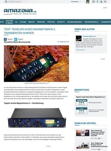 Amazona.de Tegeler Audio Manufaktur Magnetismus 2 Amazona.de Tegeler Audio Manufaktur Magnetismus 2