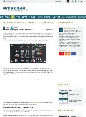 Amazona.de Fun Generation USB Mix 3 Amazona.de Fun Generation USB Mix 3