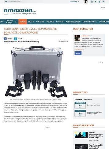 Amazona.de Test: Sennheiser Evolution 900er Serie Amazona.de Test: Sennheiser Evolution 900er Serie