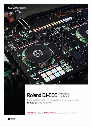 Future Music Roland DJ-505 Future Music Roland DJ-505