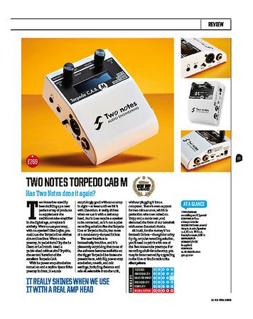 Total Guitar Two Notes Torpedo Cab M Total Guitar Two Notes Torpedo Cab M