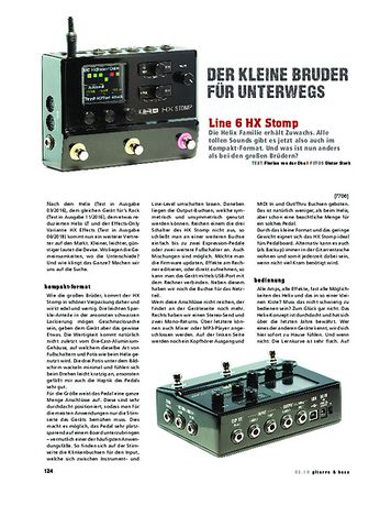 Gitarre & Bass Line 6 HX Stomp Gitarre & Bass Line 6 HX Stomp