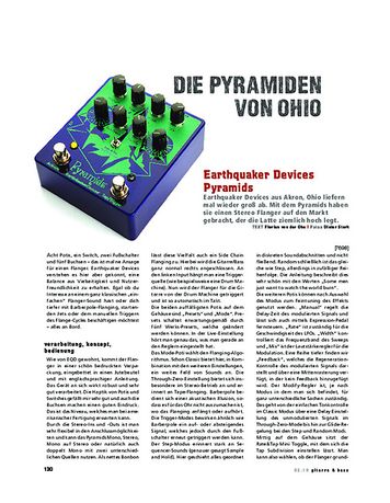 Gitarre & Bass Earthquaker Devices Pyramids Gitarre & Bass Earthquaker Devices Pyramids