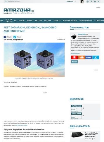 Amazona.de Digigrid-M & Digigrid-Q Amazona.de Digigrid-M & Digigrid-Q