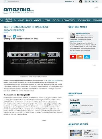 Amazona.de Steinberg AXR4 Amazona.de Steinberg AXR4