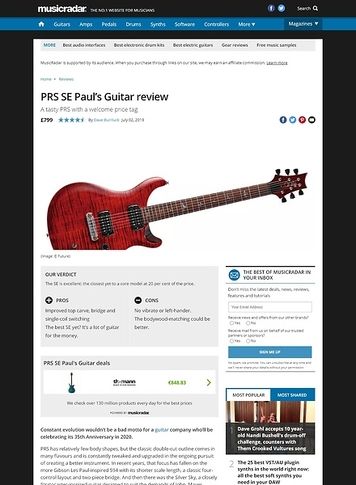 prs se paul's guitar thomann