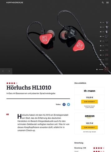 Kopfhoerer.de Hörluchs HL 1010 Kopfhoerer.de Hörluchs HL 1010