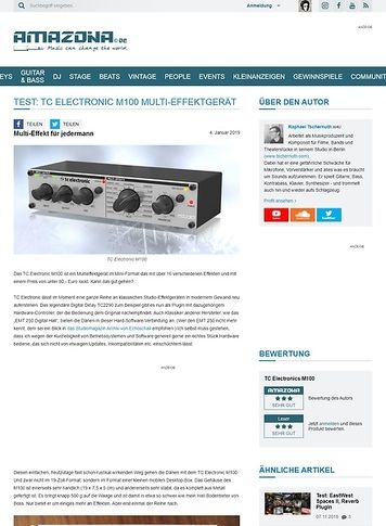 Amazona.de TC Electronic M100 Amazona.de TC Electronic M100