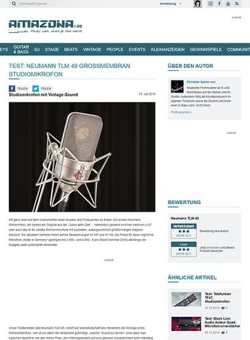 Amazona.de Neumann TLM 49 Amazona.de Neumann TLM 49