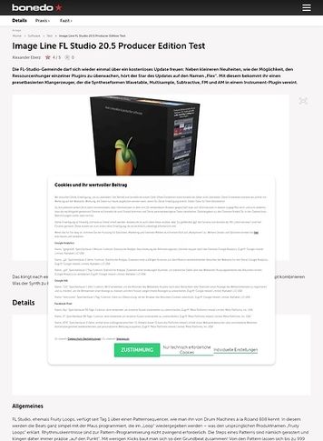 Bonedo.de Image Line FL Studio 20.5 Bonedo.de Image Line FL Studio 20.5