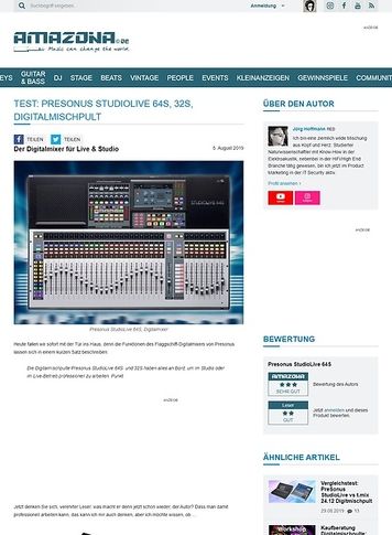 Amazona.de Presonus StudioLive 64S Amazona.de Presonus StudioLive 64S