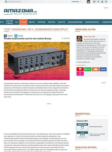 Amazona.de Swissonic ZM 4 Amazona.de Swissonic ZM 4