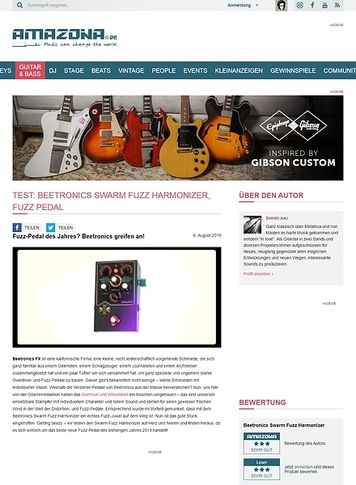 Amazona.de Beetronics Swarm Fuzz Harmonizer Amazona.de Beetronics Swarm Fuzz Harmonizer