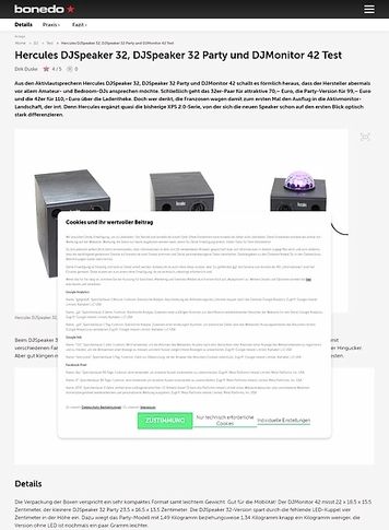 Bonedo.de Hercules DJSpeaker 32, DJSpeaker 32 Party und DJMonitor 42 Bonedo.de Hercules DJSpeaker 32, DJSpeaker 32 Party und DJMonitor 42