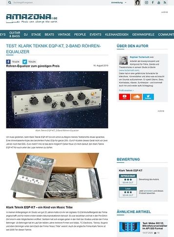 Amazona.de Klark Teknik EQP-KT Amazona.de Klark Teknik EQP-KT