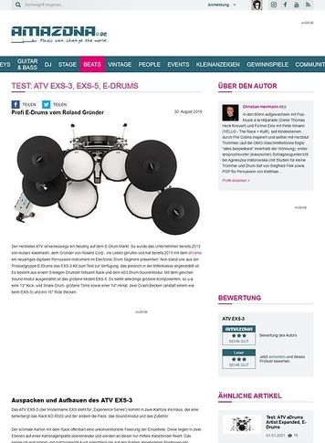 Amazona.de ATV EXS-3 und EXS-5 Amazona.de ATV EXS-3 und EXS-5
