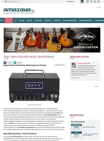 Amazona.de Revv D20 Amp Head Amazona.de Revv D20 Amp Head