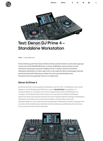 DJLAB Denon DJ Prime 4 DJLAB Denon DJ Prime 4