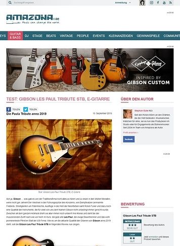 Amazona.de Gibson Les Paul Tribute STB Amazona.de Gibson Les Paul Tribute STB