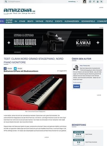 Amazona.de Clavia Nord Grand Stagepiano Amazona.de Clavia Nord Grand Stagepiano