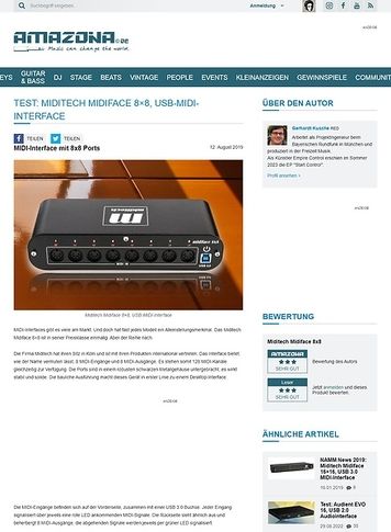 Amazona.de Miditech Midiface 8x8 Amazona.de Miditech Midiface 8x8
