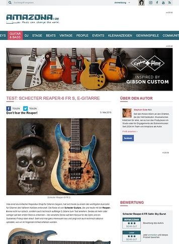Amazona.de Schecter Reaper-6 FR S Amazona.de Schecter Reaper-6 FR S