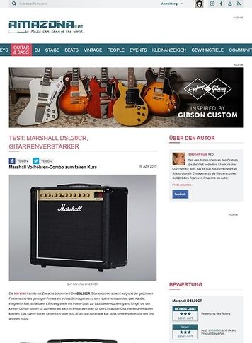 Amazona.de Marshall DSL20CR Amazona.de Marshall DSL20CR