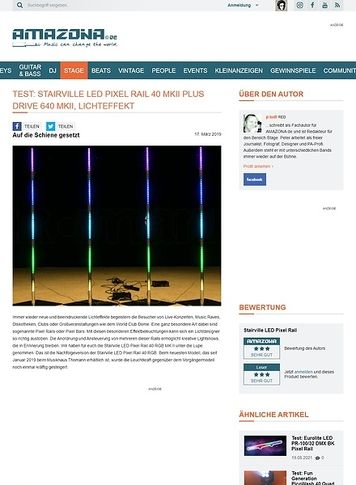 Amazona.de Stairville LED Pixel Rail 40 MKII plus Drive 640 MKII Amazona.de Stairville LED Pixel Rail 40 MKII plus Drive 640 MKII