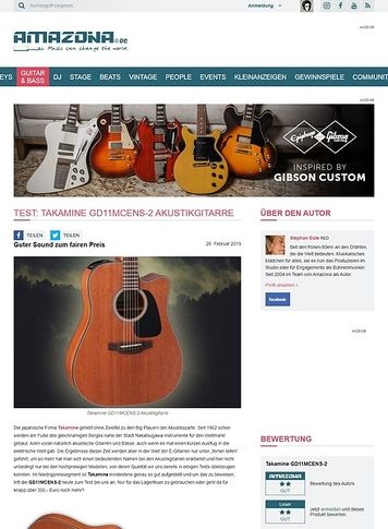 Amazona.de Takamine GD11MCENS-2 Amazona.de Takamine GD11MCENS-2
